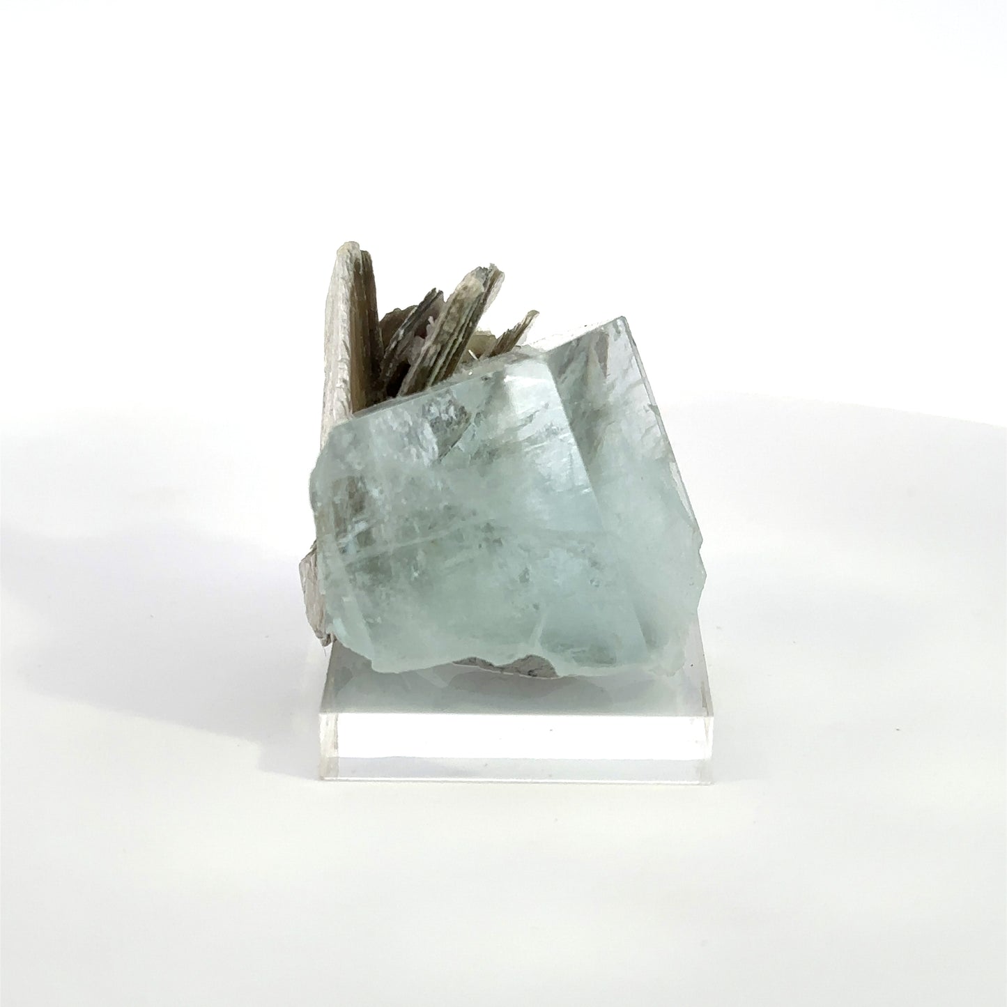 Aquamarine Muscovite Flower Specimen -A22