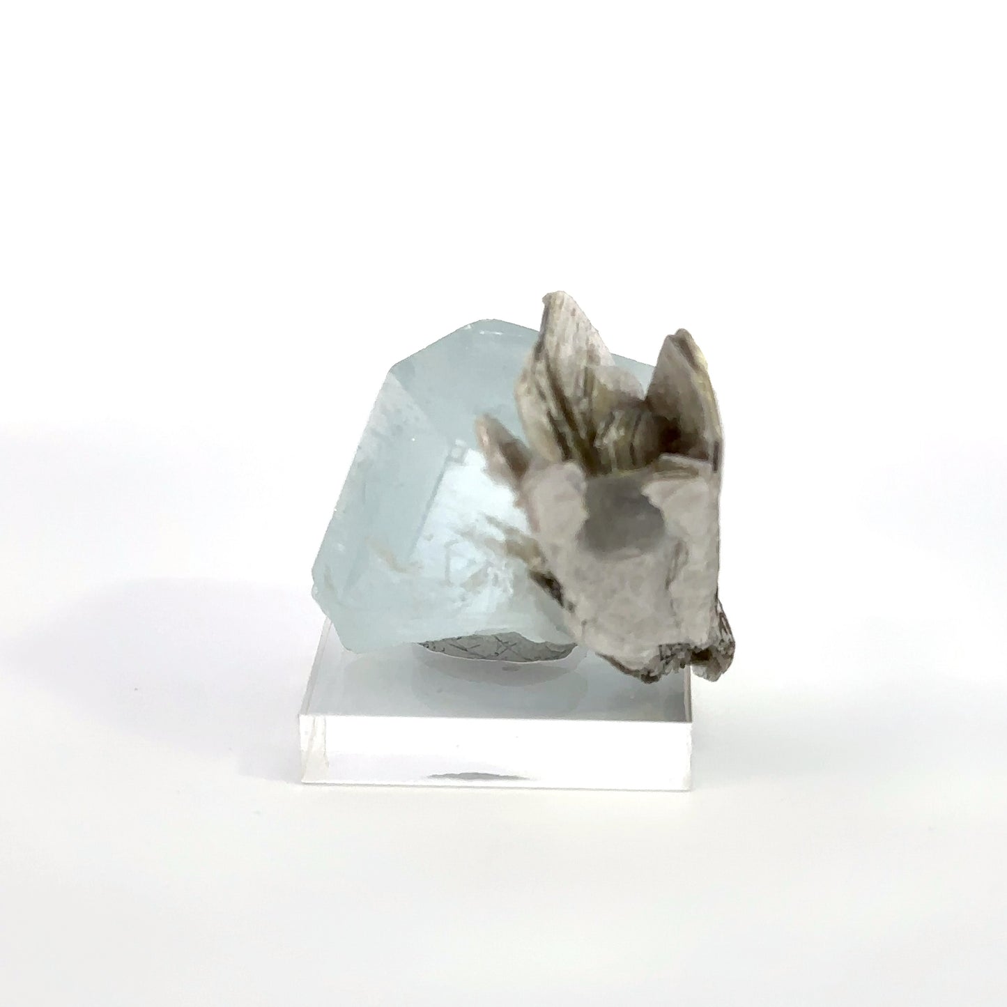 Aquamarine Muscovite Flower Specimen -A22