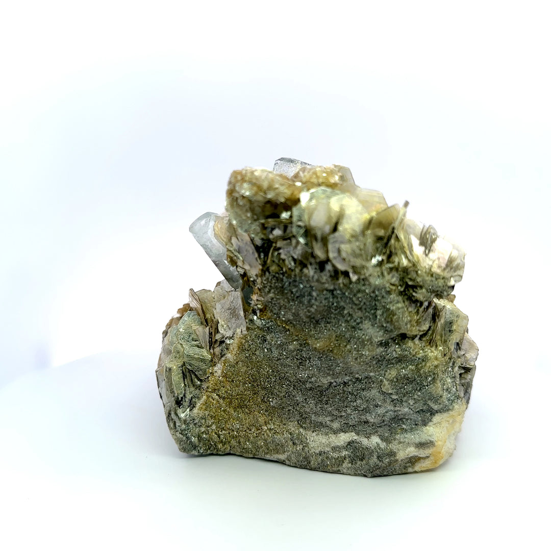 Aquamarine On mUscovite Feldspar Matrix -A32