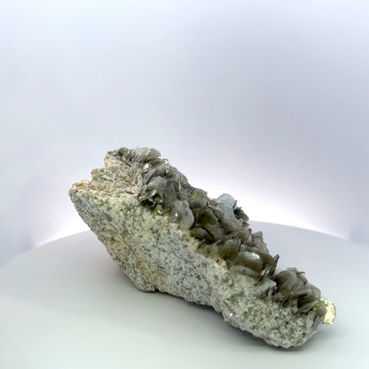 Aquamarine on Muscovite Feldspar Matrix - A 35