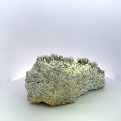 Aquamarine on Muscovite Feldspar Matrix - A 35